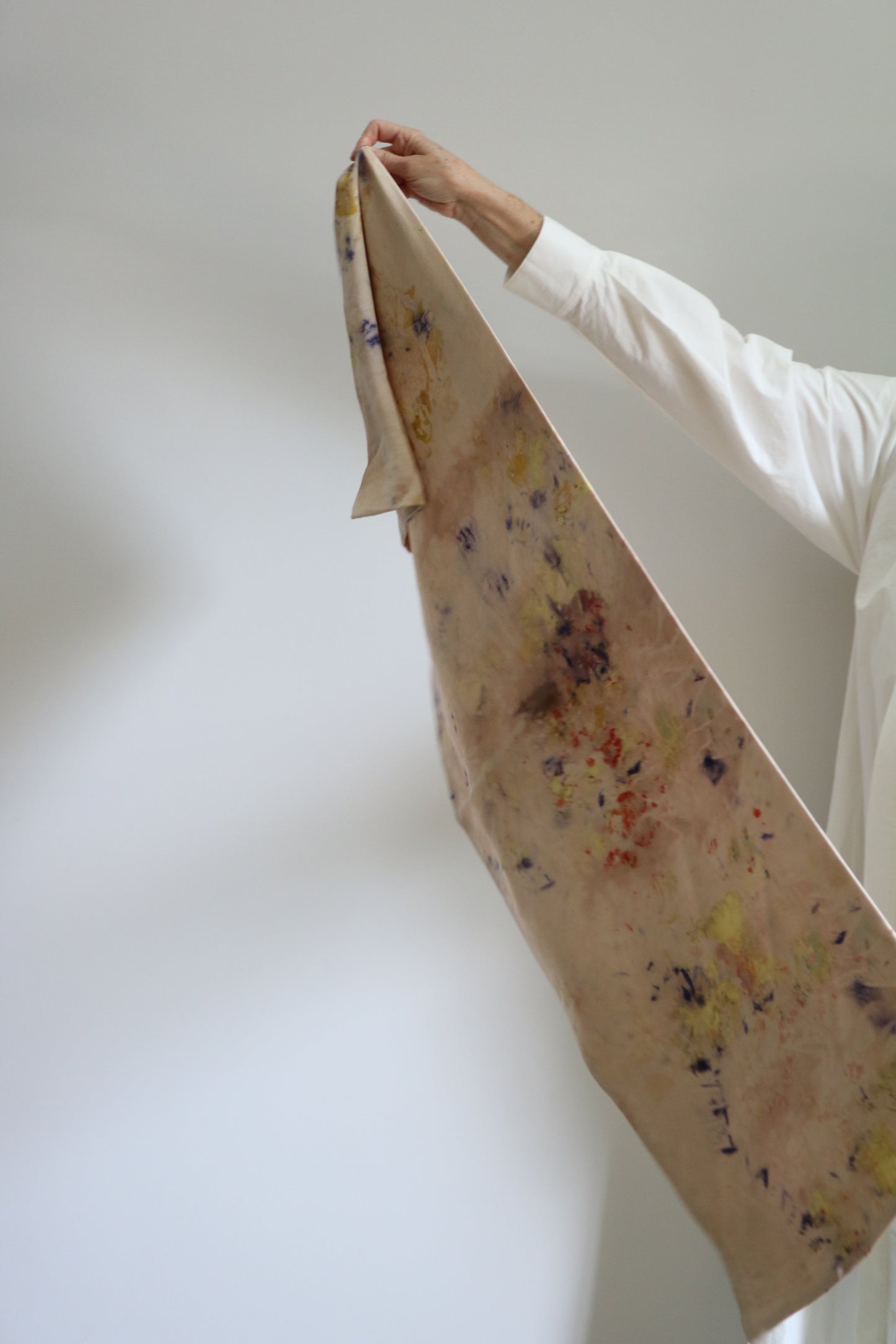 Eco Print Silk Scarf