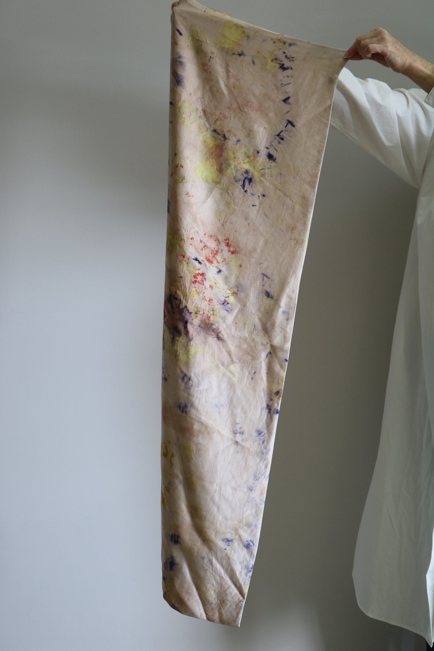 Eco Print Silk Scarf