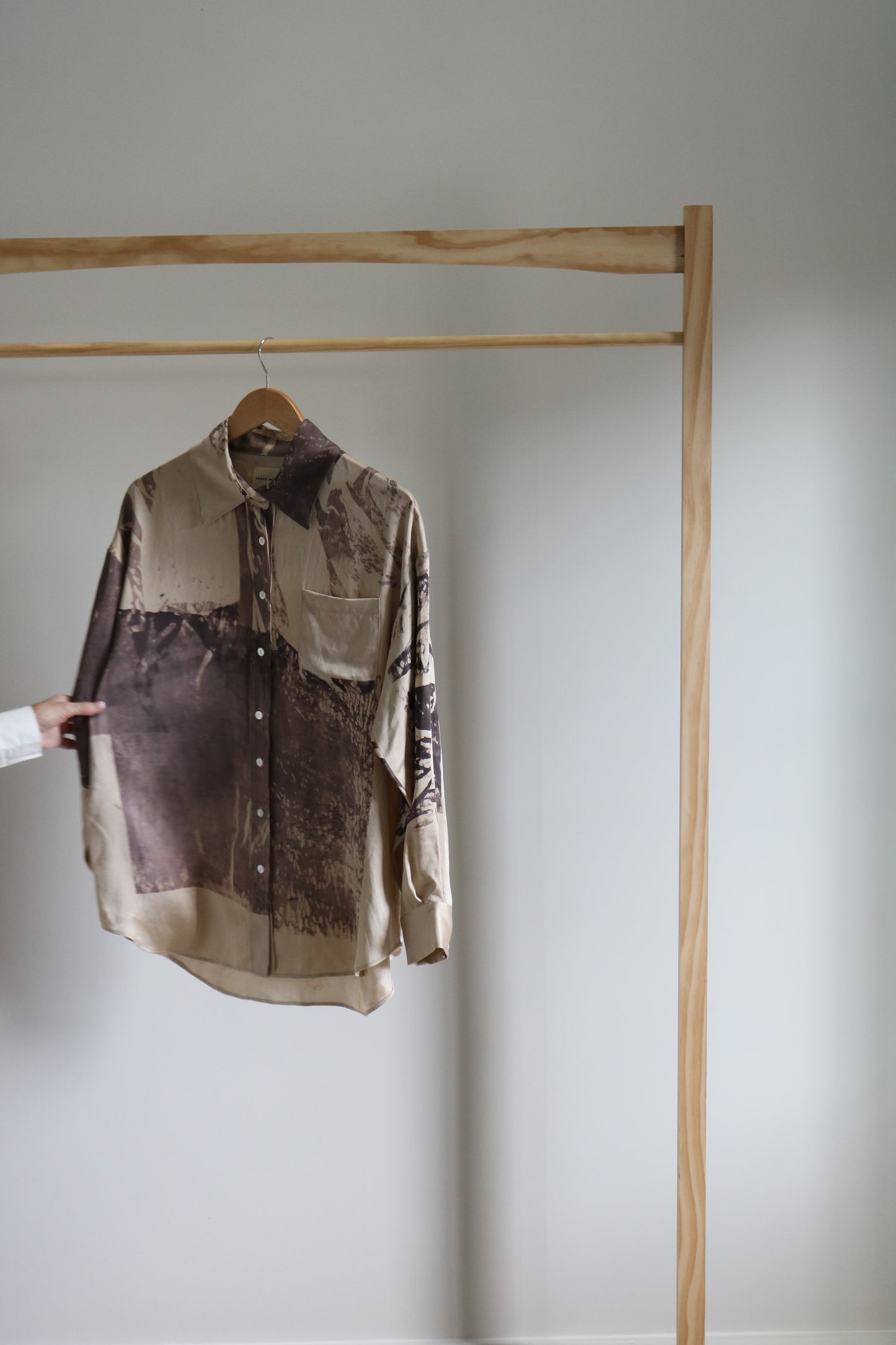 Primrose Silk Button Down