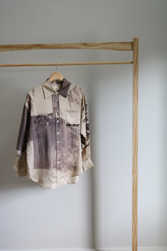Primrose Silk Button Down