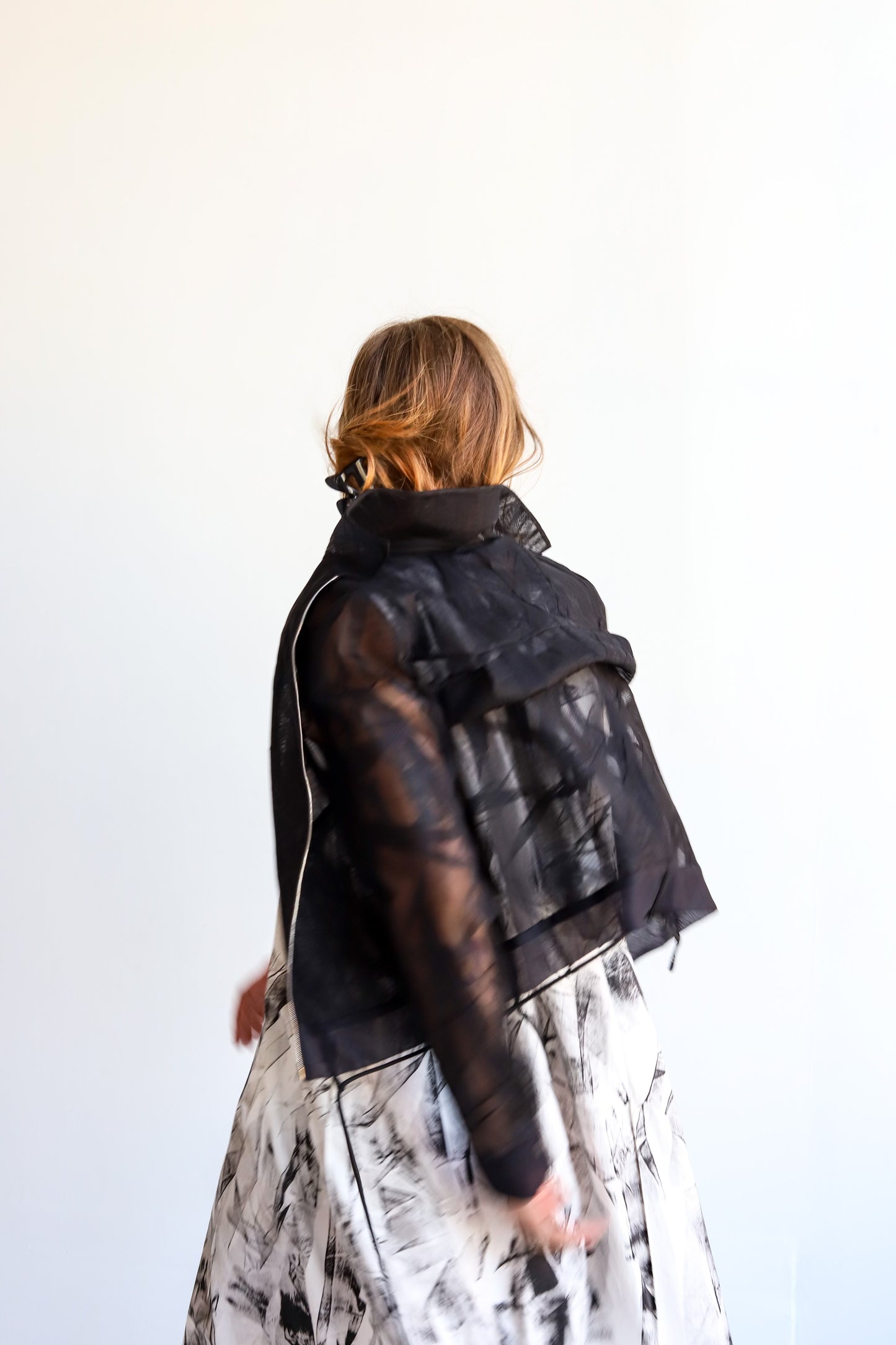 H.D. Jacket in Fused Tulle